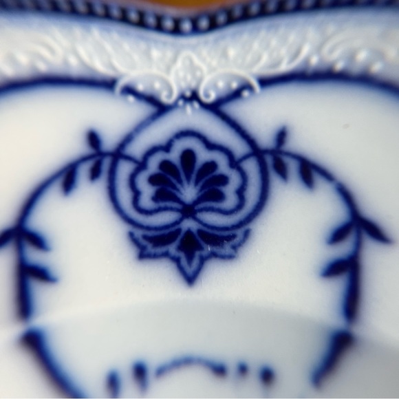 Flow Blue Soup Bowl 9” Excelsior Holland RARE - Picture 8 of 9